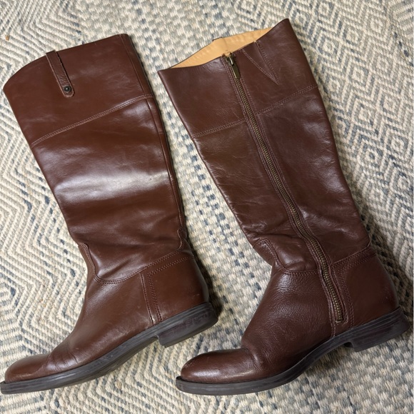 Enzo Angiolini Ellerby Equestrian Wide Calf Riding Leather Boot - Picture 5 of 9